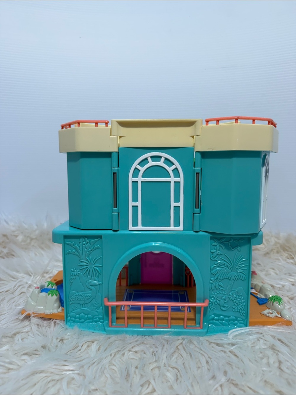 Vtg. 🦄Fisher-Price / Sweet Streets / {Beach Vacation House} '2000 Toy Playset! - Picture 3 of 3
